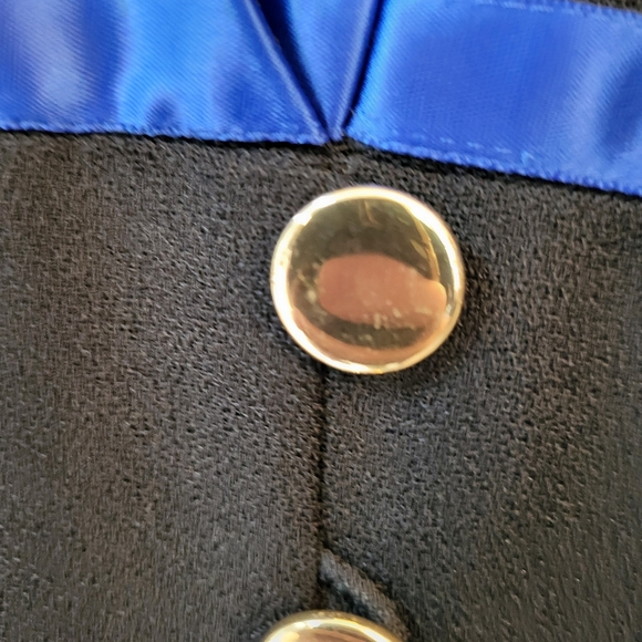 VTG Maggy London Evening Party Dress Sz 14 Long Maxi 90s Colorful Satin Stripes - Picture 7 of 15